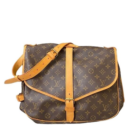 Louis Vuitton Monogram Saumur 35 Shoulder/Crossbody Bag 💼 AR0932 - Picture 5 of 17
